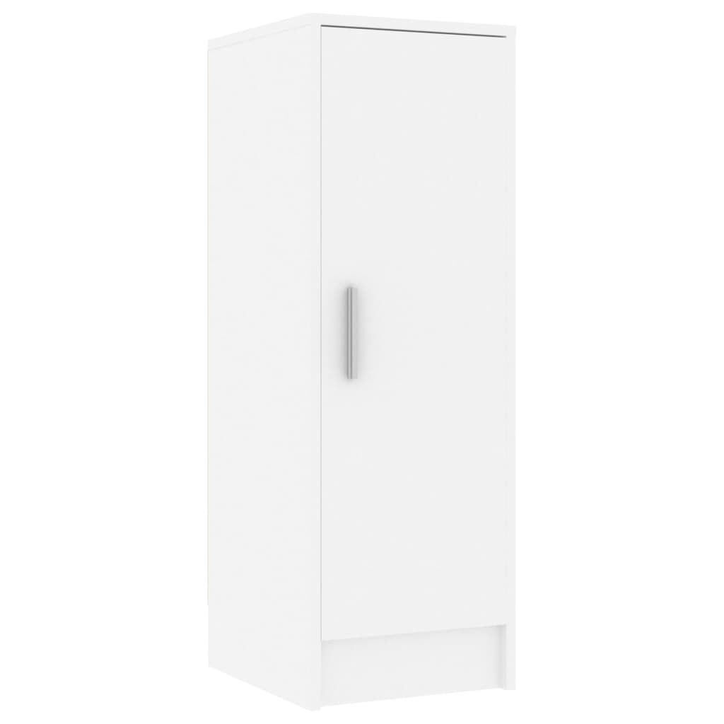 vidaXL Shoe Cabinet White 32x35x92 cm Engineered Wood