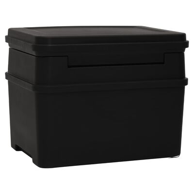vidaXL Safe Box Black 44x37x34 cm,  vidaXL Safe Box Black 44x37x34 cm