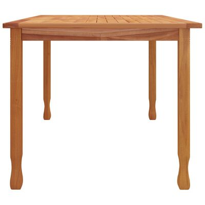 vidaXL Garden Dining Table 150x90x75 cm Solid Wood Teak