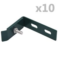 vidaXL Wall Corner Connector 10 Sets Green, green vidaXL Wall Corner Connector 10 Sets Green