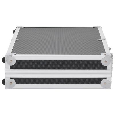 vidaXL Gun Case Aluminium ABS Black, black vidaXL Gun Case Aluminium ABS Black