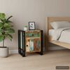 vidaXL Bedside Cabinet Solid Reclaimed Wood
