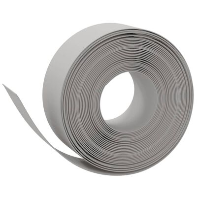 vidaXL Garden Edging Grey 10 m 20 cm Polyethylene, grey vidaXL Garden Edging Grey 10 m 20 cm Polyethylene