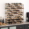 vidaXL Wine Rack for 72 Bottles Solid Pinewood
