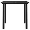 vidaXL 5 Piece Outdoor Dining Set Brown and Black