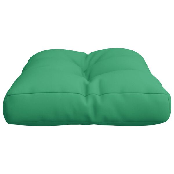 vidaXL Pallet Cushion Green 50x40x12 cm Fabric