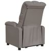 vidaXL Recliner Chair Taupe Fabric
