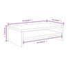 vidaXL Monitor Stand Grey Sonoma 42x24x13 cm Engineered Wood