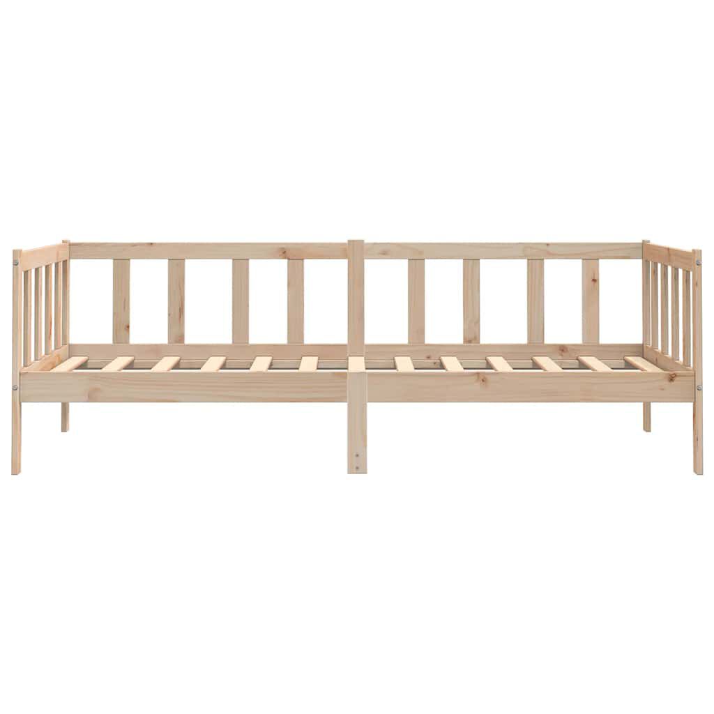 vidaXL Day Bed without Mattress Solid Wood Pine 90x200cm
