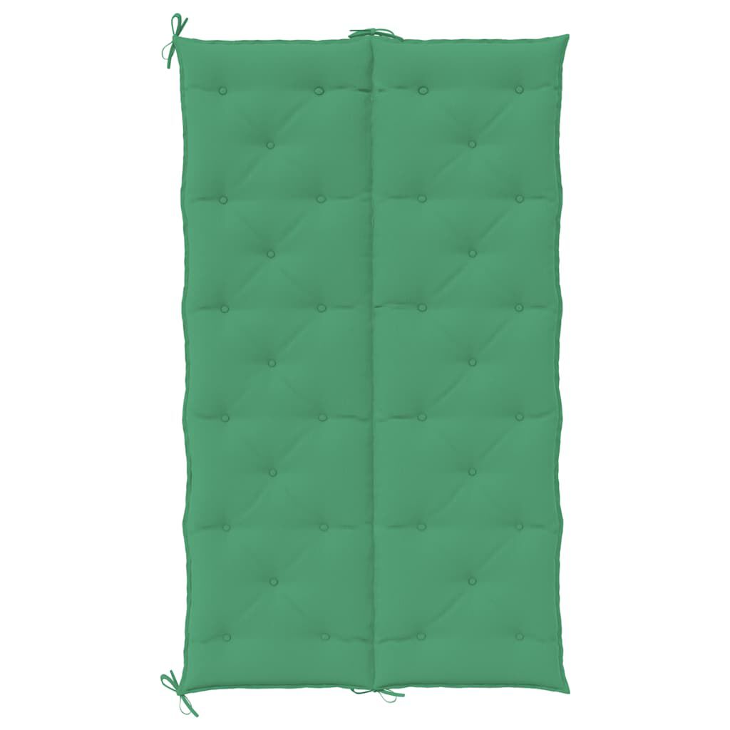 vidaXL Garden Bench Cushion Green 180x(50+50)x7cm Oxford Fabric