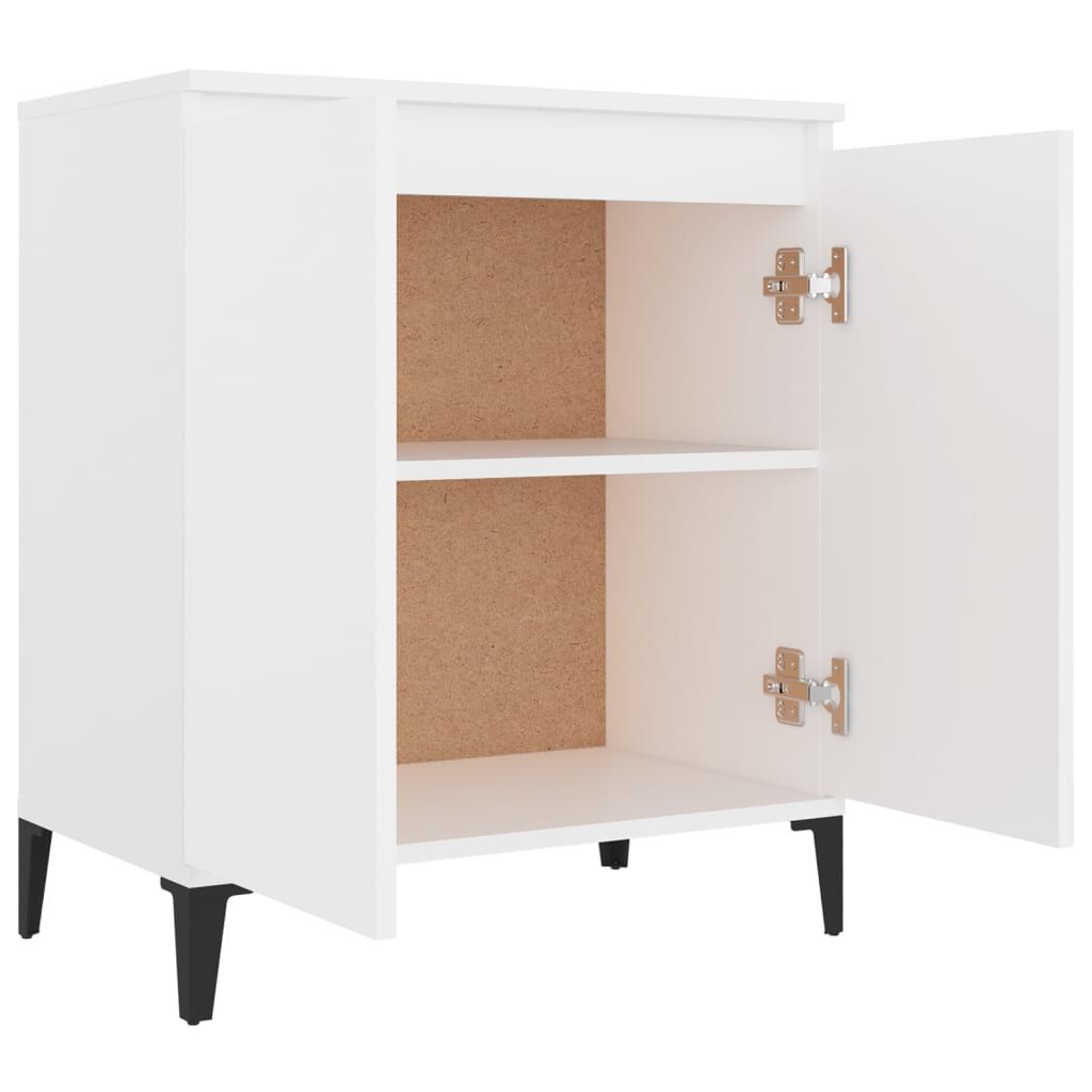 vidaXL Sideboard White 60x35x70 cm Engineered Wood