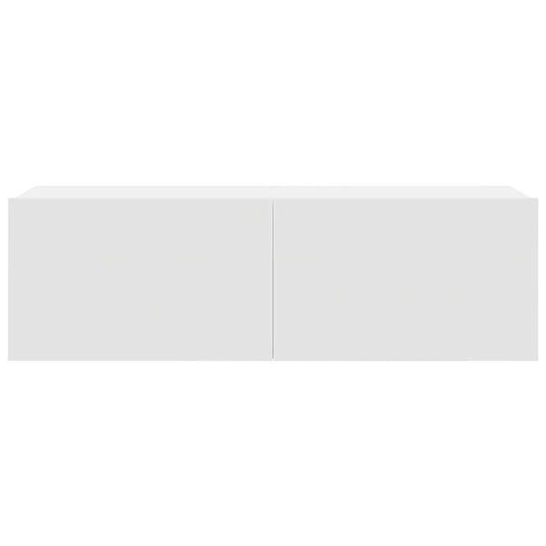 vidaXL 7 Piece TV Cabinet Set White Engineered Wood