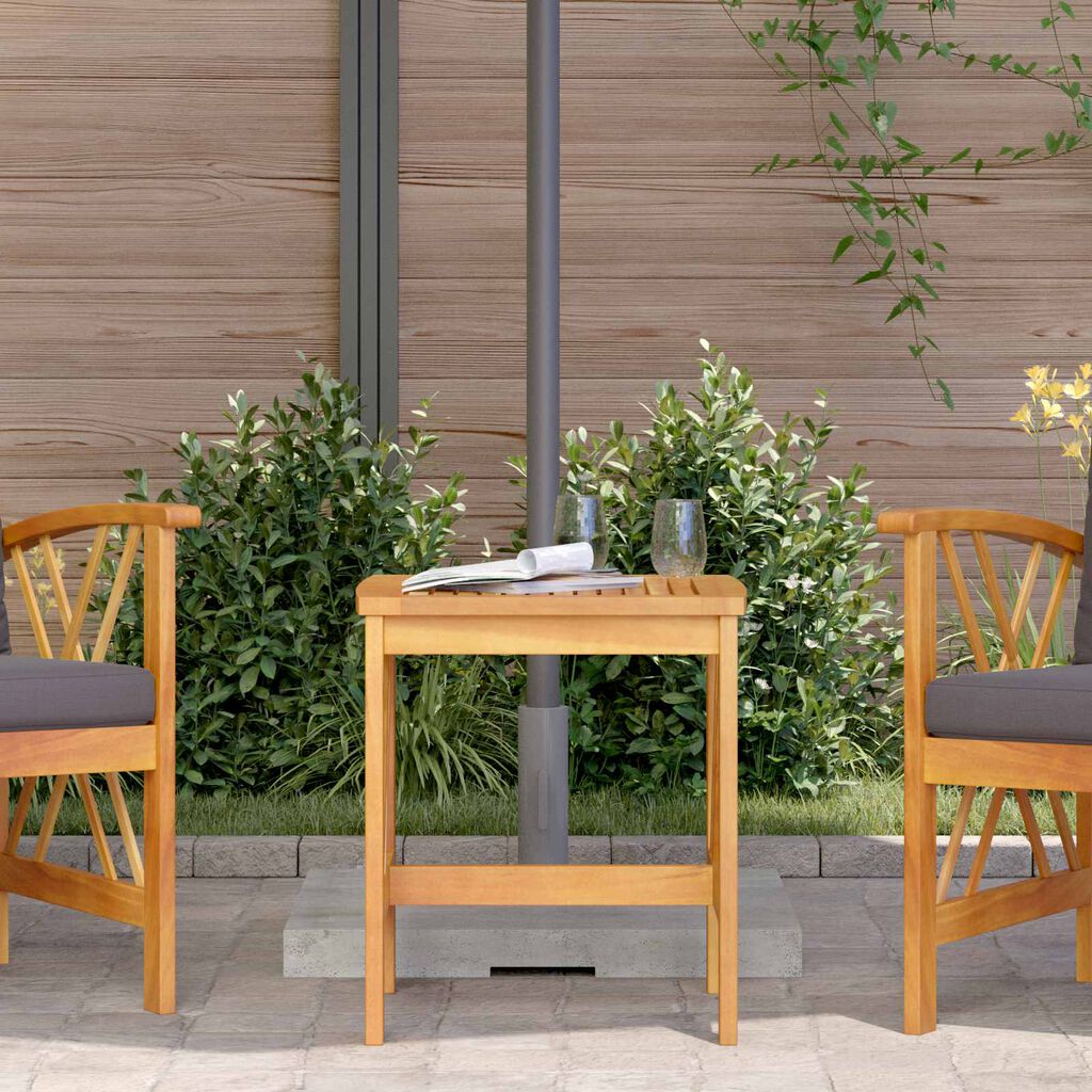 vidaXL Garden Chairs 2 pcs Solid Acacia Wood
