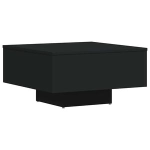 vidaXL Coffee Table Black 60x60x31,5 cm Engineered Wood