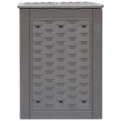 vidaXL Garden Composter Brown 60x60x83 cm 300 L Plastic Rattan,  vidaXL Garden Composter Brown 60x60x83 cm 300 L Plastic Rattan