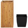 vidaXL Garden Raised Bed 43.5x43.5x90 cm Solid Acacia Wood