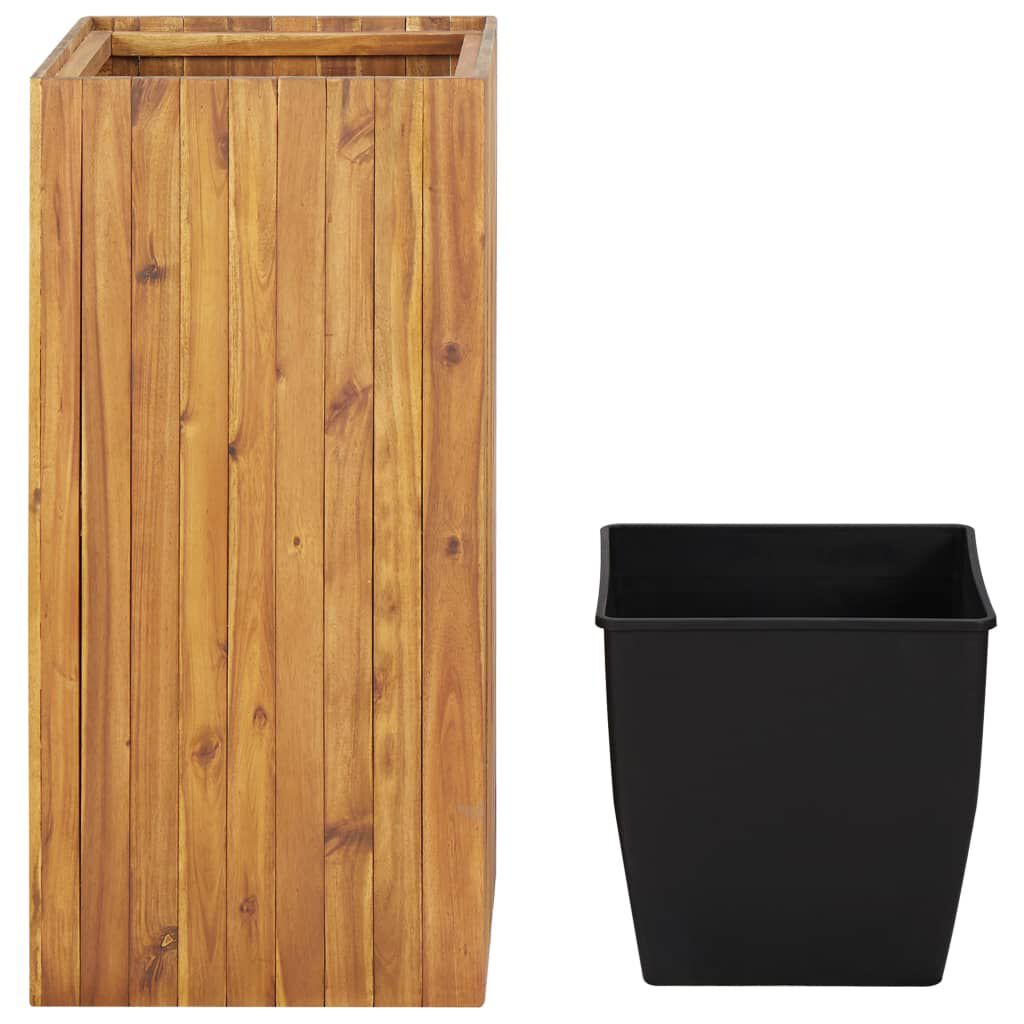 vidaXL Garden Raised Bed 43.5x43.5x90 cm Solid Acacia Wood