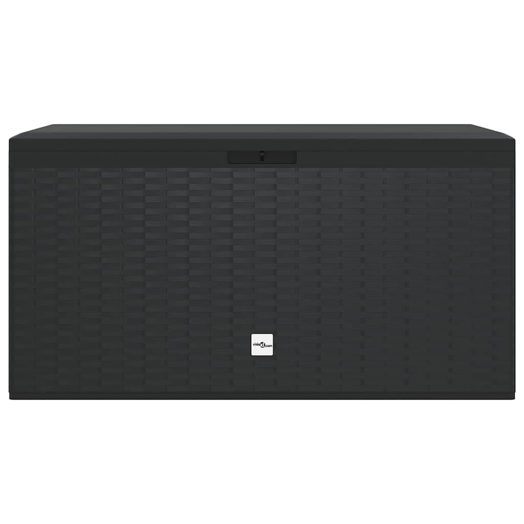 vidaXL Garden Storage Box Anthracite 114x47x60 cm, anthracite vidaXL Garden Storage Box Anthracite 114x47x60 cm