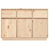 vidaXL Sideboard 110x34x75 cm Solid Wood Pine