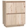 vidaXL Sideboard | Natural Wood | Solid pine wood, MDF | Medium | Sideboard