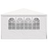 vidaXL Professional Party Tent with Side Walls 4x6 m White 90 g/m?