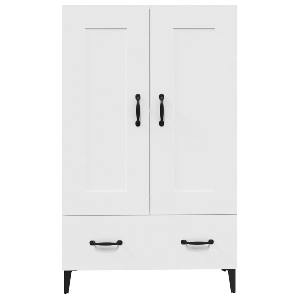 vidaXL Highboard White 70x31x115 cm Engineered Wood