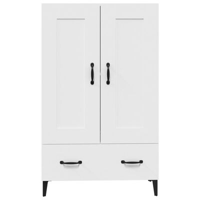 vidaXL Highboard White 70x31x115 cm Engineered Wood, white vidaXL Highboard White 70x31x115 cm Engineered Wood