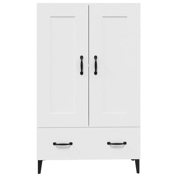 vidaXL Highboard White 70x31x115 cm Engineered Wood