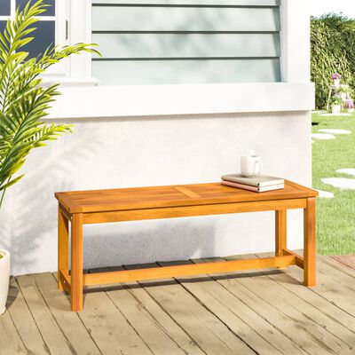 vidaXL Garden Bench 110x35x45 cm Solid Wood Acacia,  vidaXL Garden Bench 110x35x45 cm Solid Wood Acacia