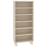 vidaXL CD Cabinet HAMAR Honey Brown 45x18x100 cm Solid Wood Pine, honey brown vidaXL CD Cabinet HAMAR Honey Brown 45x18x100 cm Solid Wood Pine
