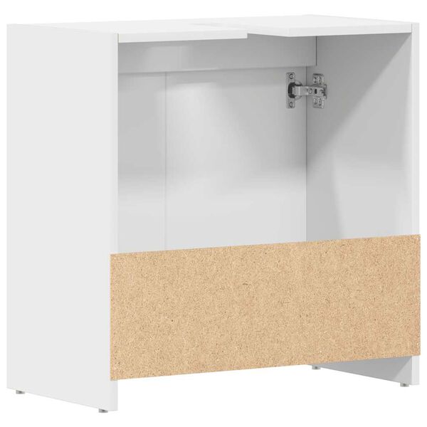 vidaXL Bathroom Cabinet White 60x33x61 cm Engineered Wood