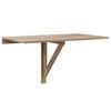 vidaXL Folding Wall Table Oak 100x60 cm