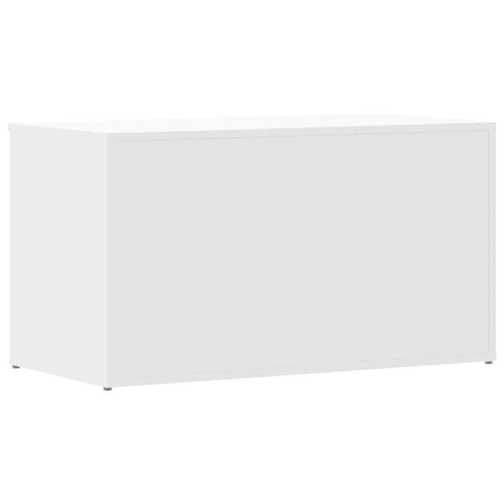 vidaXL Storage Chest White 84x42x46 cm Engineered Wood