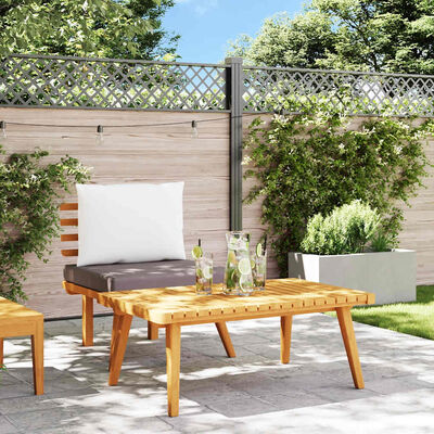 vidaXL 2 Piece Garden Lounge Set with Cushions Solid Acacia Wood,  vidaXL 2 Piece Garden Lounge Set with Cushions Solid Acacia Wood
