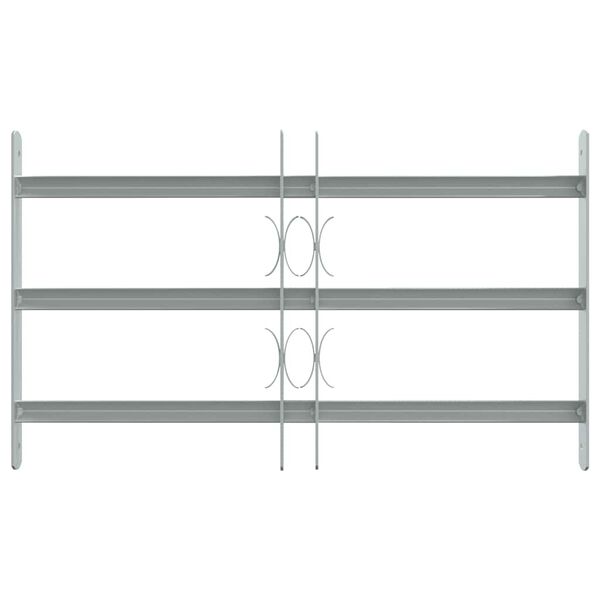Adjustable Security Grille for Windows with 3 Crossbars 500-650 mm