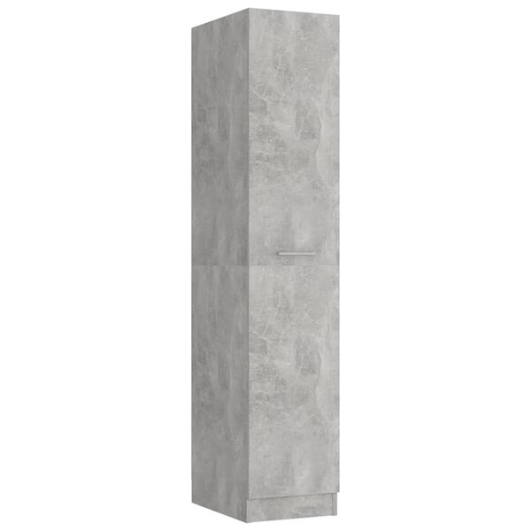 vidaXL Apothecary Cabinet Concrete Grey 30x42.5x150 cm Engineered Wood