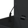 vidaXL Storage Chest Black 84x42x46 cm Engineered Wood
