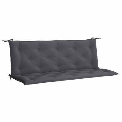 vidaXL Garden Bench Cushion Anthracite 150x(50+50)x7cm Oxford Fabric, anthracite vidaXL Garden Bench Cushion Anthracite 150x(50+50)x7cm Oxford Fabric