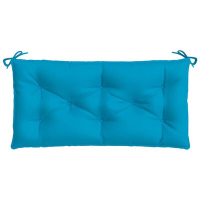 vidaXL Garden Bench Cushions 2pcs Light Blue 100x50x7 cm Oxford Fabric