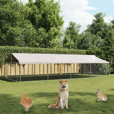 vidaXL Outdoor Dog Kennel with Roof 600x300x150 cm,  vidaXL Outdoor Dog Kennel with Roof 600x300x150 cm