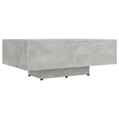 vidaXL Coffee Table Concrete Grey 85x55x31 cm Engineered Wood, concrete grey vidaXL Coffee Table Concrete Grey 85x55x31 cm Engineered Wood
