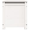 vidaXL Storage Box White 80x40x45.5 cm Solid Wood Pine