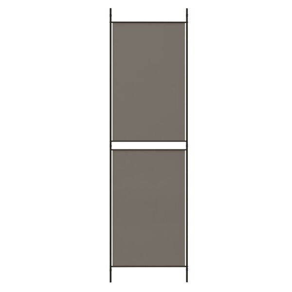 vidaXL 5-Panel Room Divider Anthracite 250x220 cm Fabric