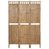 vidaXL 3-Panel Room Divider Bamboo 120x180 cm