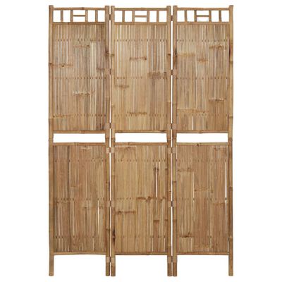 vidaXL 3-Panel Room Divider Bamboo 120x180 cm,  vidaXL 3-Panel Room Divider Bamboo 120x180 cm