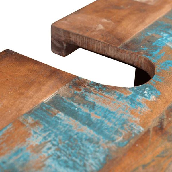 Reclaimed Solid Wood Bathroom Vanity Cabinet Set with Mirror