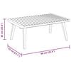 vidaXL 2 Piece Garden Lounge Set with Cushions Solid Acacia Wood