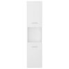 vidaXL Bathroom Cabinet White 30x30x130 cm Engineered Wood