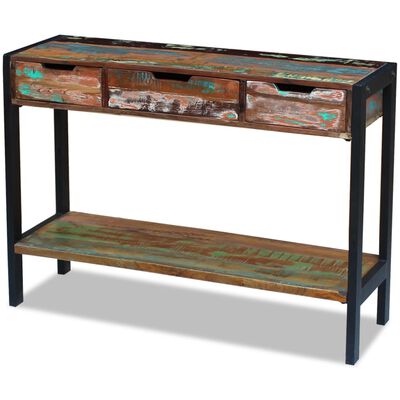 vidaXL Sideboard 3 Drawers Solid Reclaimed Wood,  vidaXL Sideboard 3 Drawers Solid Reclaimed Wood