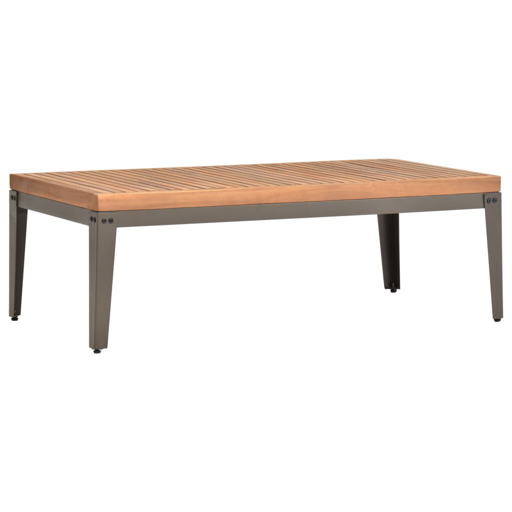 vidaXL Garden Coffee Table 110x55x36 cm Solid Acacia Wood